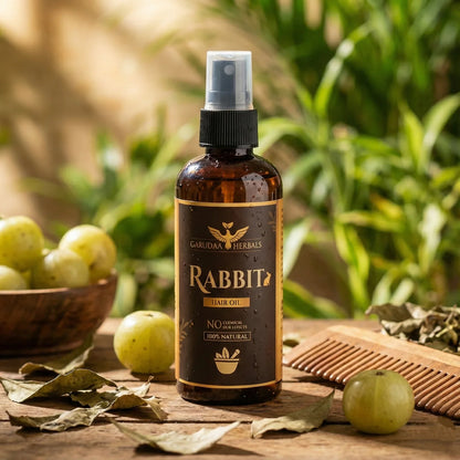 Rabbit blood herbal hair oil
