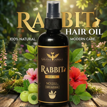 Rabbit blood herbal hair oil